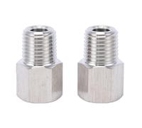 Pssopp Adaptador de Bloqueo de Bola de 2 Uds 1/4FFL X 1/4MPT, Accesorios Abocardados de Grado Cervecero para Sistemas de Barriles Comerciales y Microcervecerías