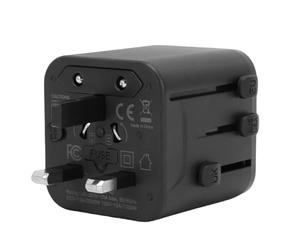 Pssopp Adaptador de Corriente Universal Adaptador de Viaje Universal, de Corriente Internacional a Nivel Mundial para Interruptores y Tomacorrientes de Viajes de Negocios