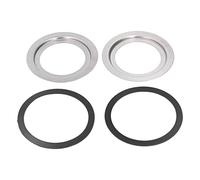 Pssopp Adaptador de Eliminación de Residuos de Alimentos de 140 Mm, Adaptador de Eliminación de Basura de Fregadero de Acero Inoxidable 304 con Arandela de Goma para Reemplazo de