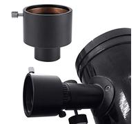 Pssopp Adaptador de Montaje de 1,25 a 2, Adaptador de Ajuste de Anillo de Compresión de Aleación de Aluminio para Telescopios Totalmente Mecanizado por CNC con Anillo de Latón de