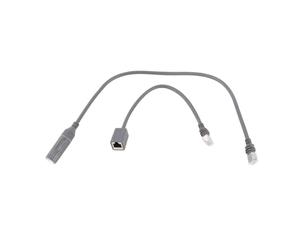 Pssopp Adaptador Ethernet, Conector RJ45 para Satélite Rectangular Gen3 con Diseño de Conexión a Tierra y Resistente Al Agua IP68, Velocidad de Transmisión Estable de 1200 Mbps