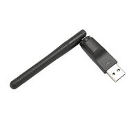 Pssopp Adaptador USB WiFi, Antena Incorporada, Adaptador de Red Inalámbrica, Suave para Decodificadores IPTV