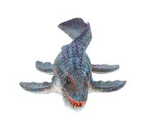 Pssopp Adorno Modelo de Dinosaurio Marino, Juguete de Plástico Duradero, Diseño Realista, Ideal para Decoración de Sala de Juegos y Oficina para Niños (JZ sólido Mosasaurus Grande