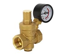 Pssopp Ajuste de Presión sin Esfuerzo, Diseño Compacto y Elegante, Construcción de Latón Resistente, Regulador de Presión de Agua, Opciones de Instalación Versátiles, Medidor de Premium, Ideal para
