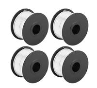 Pssopp Alambre de Amarre de Barras de Refuerzo 4 Piezas Alambre de Amarre de Acero de 0,8 Mm 110 M por Rollo Acero Suave con bajo Contenido de Carbono para Máquinas Atadoras Automáticas de Barras de