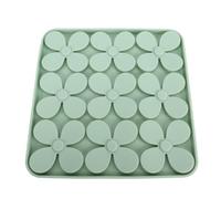 Pssopp Alfombrilla para Lamer de Juguetes para Gatos, con 72 Ventosas, Alfombrilla para Lamer con Alimentador Lento y Snuffle (Green)
