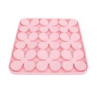 Pssopp Alfombrilla para Lamer de Juguetes para Gatos, con 72 Ventosas, Alfombrilla para Lamer con Alimentador Lento y Snuffle (Pink)