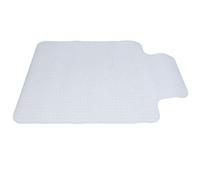 Pssopp Alfombrilla para Silla en Forma de T para Alfombra, Protector de Piso de Oficina de PVC Transparente con Parte Inferior Tachonada, Superficie Rodante Lisa, Gran Cobertura para Uso en Silla de
