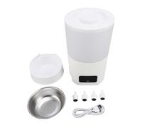 Pssopp Alimentador Automático de Gatos Automático Multifuncional, Diseño de 3L a Gran Capacidad de Almacenamiento de Alimentos Transparente Dispensador de Alimentos de Alimentos de