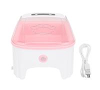 Pssopp Alimentador Automático de Gatos, Dispensador de Alimentos para Mascotas Que No Dan Propina con Temporizador Programable para Riego de Alimentación de Perros de Gato (Rosado)