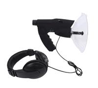 Pssopp Amplificador de Sonido de Pájaros con Auriculares, Dispositivo de Escucha de Observación de Aves con Aumento de 8X, Captura de Audio en Forma de Oreja, Kit Portátil de Exploración de la