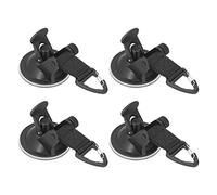 Pssopp Anclaje de Ventosa de 4 Piezas, Material ABS Resistente, Ventosas Resistentes con Capacidad de Carga de 10 Kg para Toldo de Automóvil y Camping