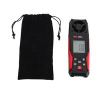 Pssopp Anemómetro Digital, 8 Paletas Velocidad del Viento Medidor 0.1 a 30m por S con 0 a 45 ℃ Temperatura para Actividades Al Aire Libre