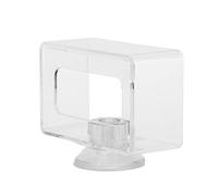 Pssopp Anillo de Alimentación de Peces Antiflotante Acrílico, Alimentador de Alimentos para Peces con Ventosas para Control de Alimentación de de Tanque de Acuario (Tamaño Grande 10 * 16cm)