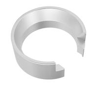 Pssopp Anillo de Dosis de café Eficiente de 58 Mm Hecho de Aluminio para Hacer café Preciso en Portafilters de 58 Mm (SILVER)