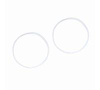 Pssopp Anillo de Sellado de Material de Silicona, 2 uds., Anillo de Junta de Sellado de Goma, Sellador de Silicona de Repuesto Blanco para Cuchillas de Exprimidor Nan