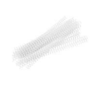 Pssopp Anillo en Espiral de Unión de Plástico Duradero para Papel A4, un Anillo de Espiral de Primavera Portátil para Maestros de Estudiantes, Enlace con Hojas Cobarde de 20 Pcs a 30 Hoyos (11 mm*30