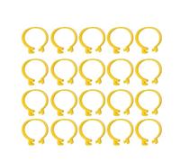 Pssopp Anillos de Tobillo de Pollo Plástico, Instale y Elimine Las Marcas Fácilmente y Distintivas, Adecuadas para Pollo, Pato, Ganso, Escriba Sus Propias Marcas, para el Monitoreo la Gestión Razas