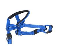 Pssopp Arnés para la Cabeza de Perro, Bozal, Collar para la Cabeza, Cabestro, Nailon Ajustable, sin Tirones, Antimordeduras, con Correa Acolchada para la Boca para Caminar y Entrenar (XL)