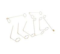 Pssopp Artículos de Decoración de Mesa Estante de Frutas, Soporte de Exhibición de Frutas Circular Dorado Artístico para Decoración de Mesa de Comedor de Cocina Círculo Flotante de Metal Estante de