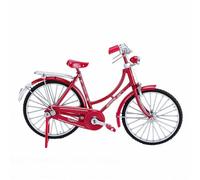 Pssopp Artículos Ornamentales Escala 1:10 Aleación de Hierro Adorno de Bicicleta Vintage Decoración de Ciclismo Clásica Coleccionable en Miniatura para Entusiastas del Ciclista Estante Escritorio