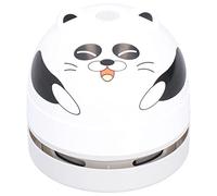 Pssopp Aspiradora de Escritorio USB con Diseño de Dibujos Animados, Batería de 1200 MAh, Potente Succión, 2 Horas de Autonomía, Boquilla Extraíble, Ideal para el Hogar, la Oficina y (Panda)