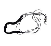 Pssopp Ayuda Duradera de Luncidero para Caballos para un Ajuste y Comodidad óptimos, para Entrenamiento Ecuestre, Material de Poliéster Premium (Black)