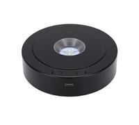 Pssopp Base de Pantalla Giratoria Colorida LED de 4,53 Pulgadas, Luz de 7 Colores