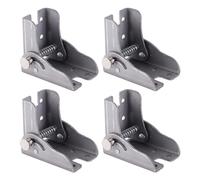 Pssopp Bisagra de Bloqueo de Soporte Plegable de 4 Piezas, Accesorios de Pierna de Botón de 90 Grados Cabezal Plegable Pie para la Mesa de Cama con sofá Silla