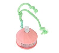 Pssopp Bola Automática de Juguetes Interactivos Cachorros con, Gato Plástico USB Luz para Gatos Adultas Aburridas Activado (Pink)