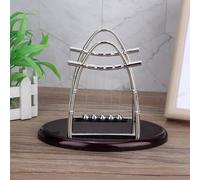 Pssopp Bolas de Equilibrio de Ciencia Educativa, Bolas de Metal Elegantes, Decoración de Escritorio, Columpio, Adorno de Escritorio, Juguete para el Hogar, Oficina, Alivio del Estrés Nan (S)