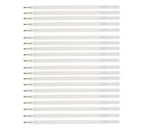 Pssopp Bolígrafo de Tinta de Gel, Bolígrafo de Gel de 0,8 Mm, Bolígrafo de Tinta Blanca y Negra, Bolígrafos Negros (20 núcleos)