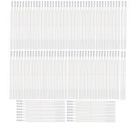 Pssopp 100 Piezas de bolígrafos borrables con Calor, bolígrafos de Marcado de Tela, bolígrafos de Marcado de Tela borrables, bolígrafo de desaparición automática, Acolchado, Costura(Blanco)