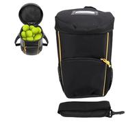 Pssopp Bolsa de Almacenamiento de Béisbol, Poliéster Ligero y Resistente, 2 Bolsillos Laterales, Diseño de Hebilla Dura, Bolsa Portátil de Gran Capacidad para Pelotas de Tenis para