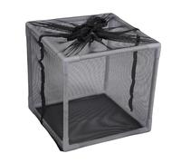 Pssopp Bolsa de Barrera de Bomba, Cesta de Filtro de Bomba de Estanque Al Aire Libre Bolsas de Malla de Acuario con Cordero para Filtro de Estanques de Pescado