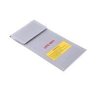 Pssopp Bolsa de Documentos Ignífuga Bolsa Segura Ignífuga, Protectora de Almacenamiento Seguro Protector de Documentos Resistente a Altas Temperaturas para Cargar Accesorios de Aviones Modelo de