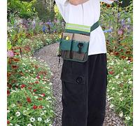 Pssopp Bolsa de Herramientas de Jardinería con Múltiples Bolsillos, Correa de Cintura Ajustable, Tela Oxford Duradera, Organizador de Gran Capacidad para Herramientas y Suministros de Jardín