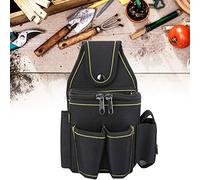 Pssopp Bolsa de Herramientas de Jardinería Multifunción, Bolsa de Herramientas de Cintura de Tela Oxford Impermeable con Múltiples Bolsillos para Electricistas y Jardineros