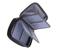 Pssopp Bolsa de Lápices de Tela de Gran Capacidad, Organizador de Estuche de Gran Capacidad, Portátil, 72 Ranuras, Bolsa de Tela Multifunción para Bolígrafos de Acuarela o Marcadores, Suministros de