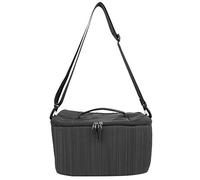 Pssopp Bolsa para Cámara de Gran Capacidad, Buena Mano de Obra, Bolsa Portátil para Equipo de Estudio Fotográfico a Prueba de Agua para Fotógrafos, Mujeres y Hombres (Sección Horizontal Negra)