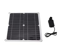 Pssopp Bomba de Fuente Solar de 100 W, Bomba de Agua Sumergible de 720 L/H con Panel Solar Monocristalino, Respaldo de Batería de 28,5 X 28 Cm para Hidroponía de Jardín de Estanque