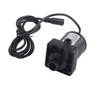 Pssopp Bomba Sumergible CC, Mini Motor Silencioso sin Escobillas 12 V 18 W 800 L/h, con Accesorios de Instalación, para Acuario Peces Acuaponia Fuente de Jardín