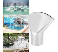 Pssopp Boquilla de Fuente de Ventilador Direccional, Chapada en Cobre, Alta Altura de Pulverización, Cabezal de Pulverización de Paisaje Duradero para Spa y Piscina (#13)