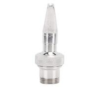 Pssopp Boquilla de Fuente en Forma de Abanico, Aspersor de Agua Plano de Acero Inoxidable, Alta Salida de Agua, Fácil Instalación para Uso en Jardín y Piscina