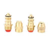 Pssopp Boquilla de Nebulización para Aspersor de Césped de Cobre, Herramienta de Aspersión de Agua Ajustable con Fácil Instalación para Riego de Jardines y Techos