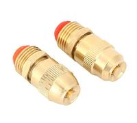 Pssopp Boquilla de Pulverización de Cobre G1/2 FNPT DN15, Cabezal de Aspersor de Nebulización Ajustable, 2 uds. para Riego de Refrigeración