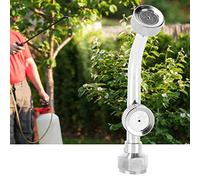 Pssopp Boquilla Rociadora de Ventilador de Acero Inoxidable G1 4 Piezas de Rociador de Boquilla Doble con Niebla Fina Salida de 1 Mm Roscas Apretadas para Usuarios de Rociadores Eléctricos de Riego