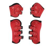 Pssopp Botas de Menudillo para Caballos, Botas Traseras con Orificios de Ventilación, Banda Elástica Jacquard, Ligeras, M 1.8cm