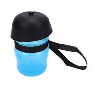 Pssopp Botella de Agua Portátil para Perros, Diseño a Prueba de Fugas con Cuenco Plegable, de Hidratación de Viaje de 16 Oz para Perros y Gatos Pequeños (Blue)