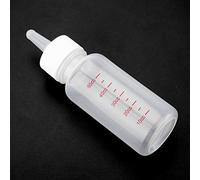 Pssopp Botella de Alimentación de Animales, Material de Calidad, Pezón de Silicona, Botella Escalada de Gran Capacidad, Fácil de Limpiar, Aplicación Ancha con Cepillo de Limpieza para Animales